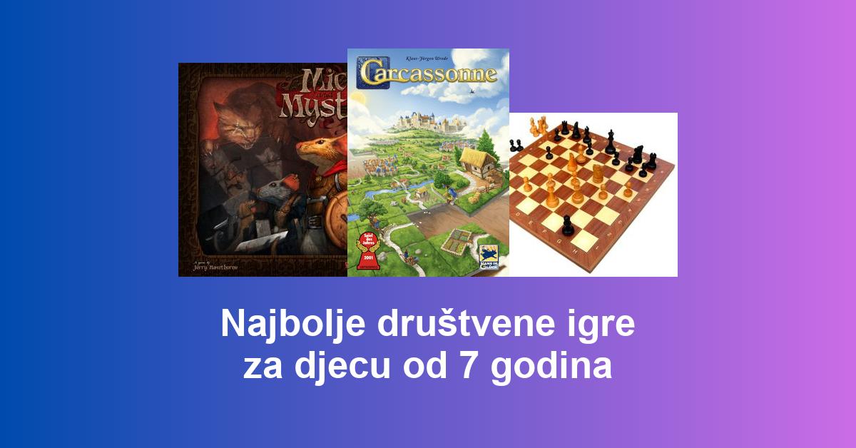 Najbolje društvene igre za djecu od 7 godina