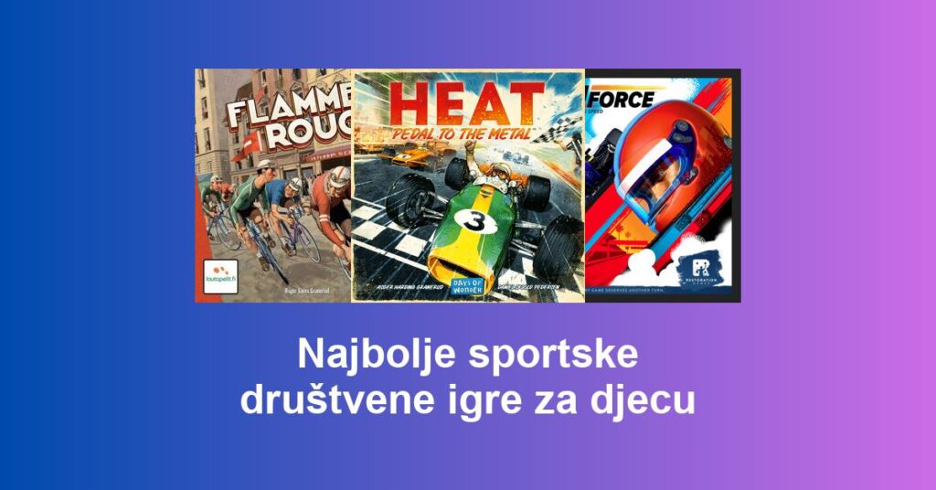 Najbolje sportske društvene igre za djecu