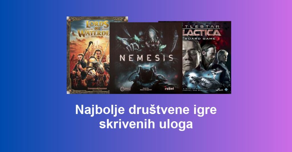 Najbolje društvene igre skrivenih uloga