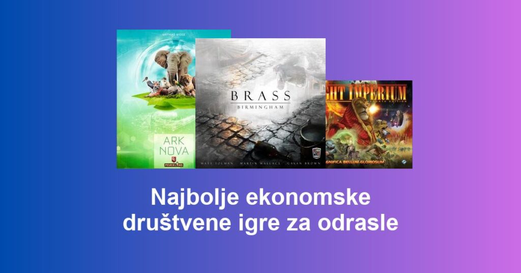 Najbolje ekonomske društvene igre za odrasle