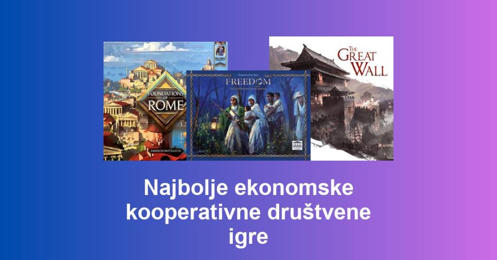 Najbolje ekonomske kooperativne društvene igre