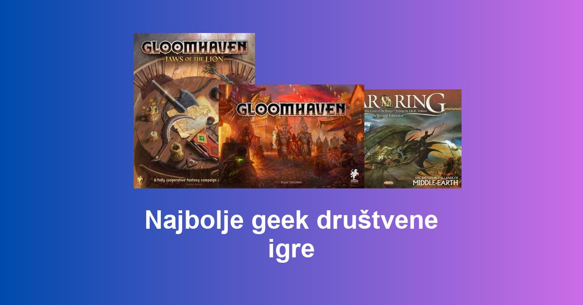 Najbolje geek društvene igre