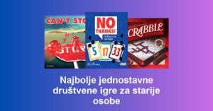 Najbolje jednostavne društvene igre za starije osobe