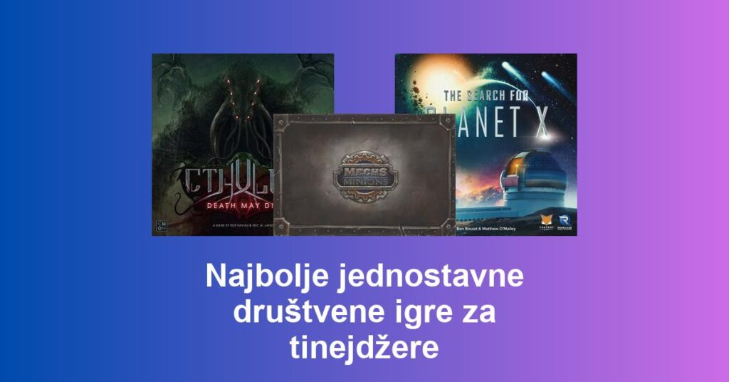 Najbolje jednostavne društvene igre za tinejdžere