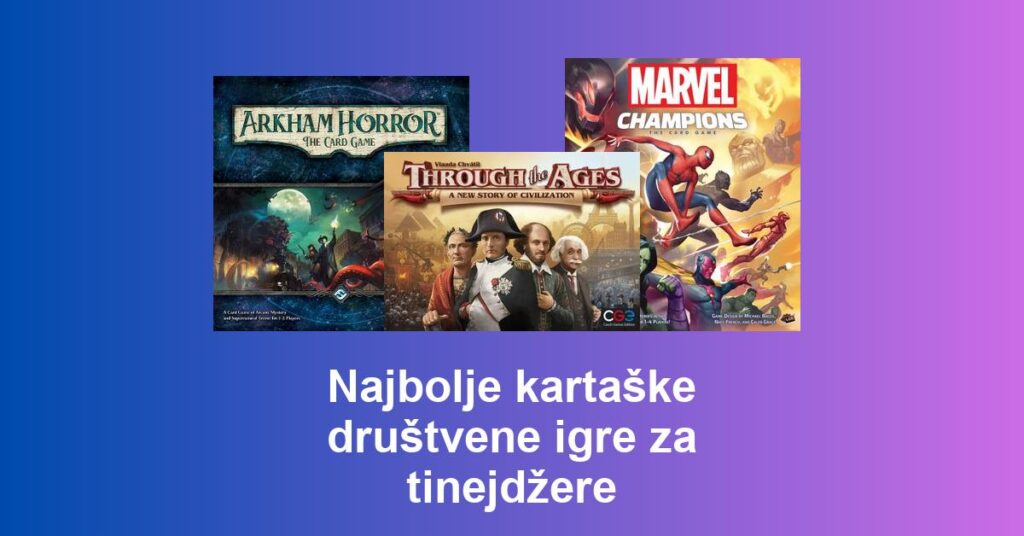 Najbolje kartaške društvene igre za tinejdžere