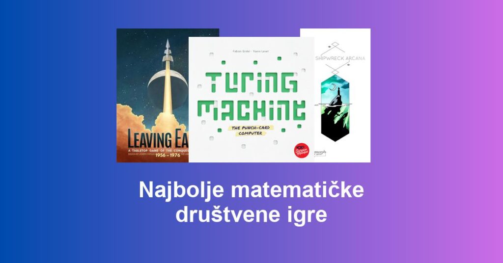 Najbolje matematičke društvene igre