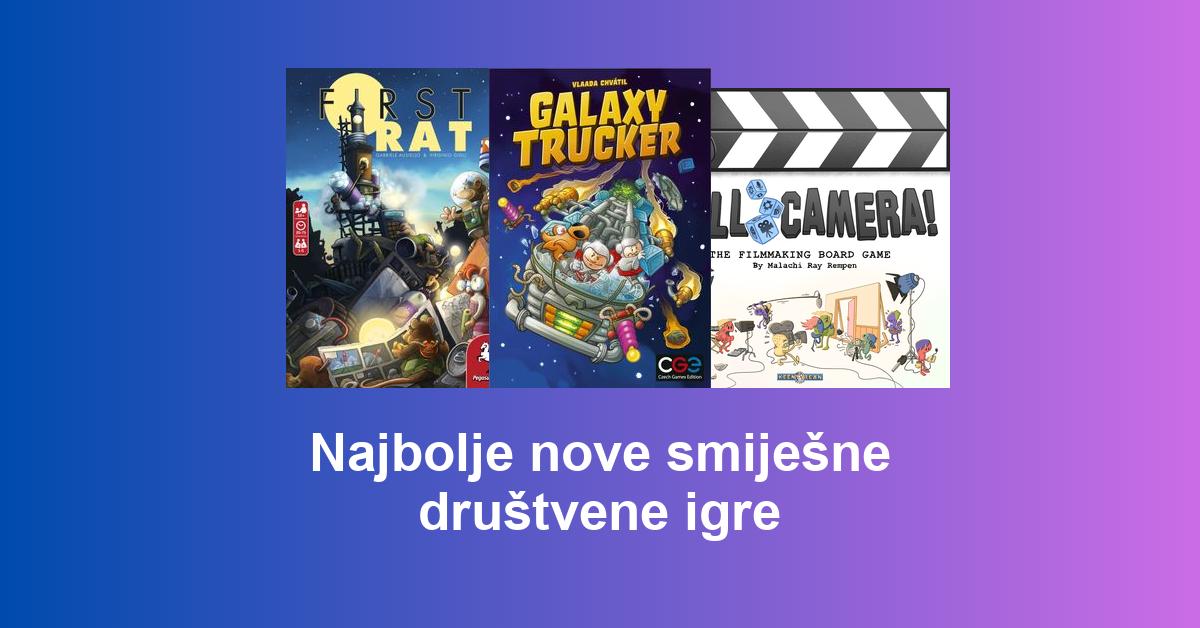 Najbolje nove smiješne društvene igre