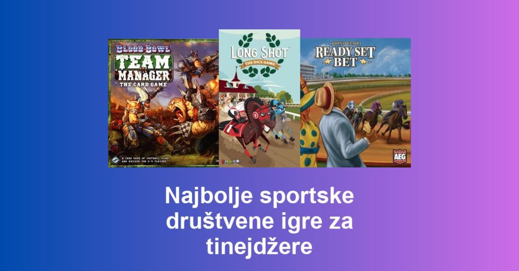 Najbolje sportske društvene igre za tinejdžere